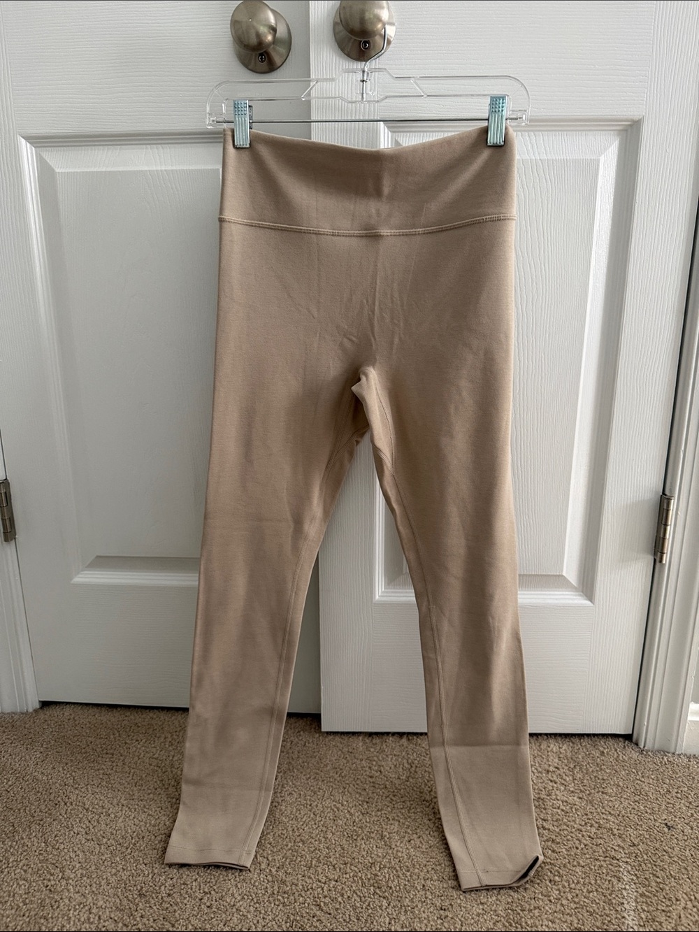 Athleta Women Beige High-Waist Leggings